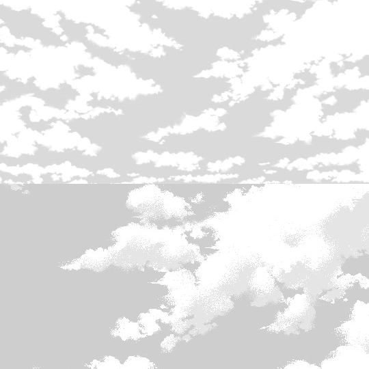 This is a pixiv picture whose title is 薄空トーン2種セット.