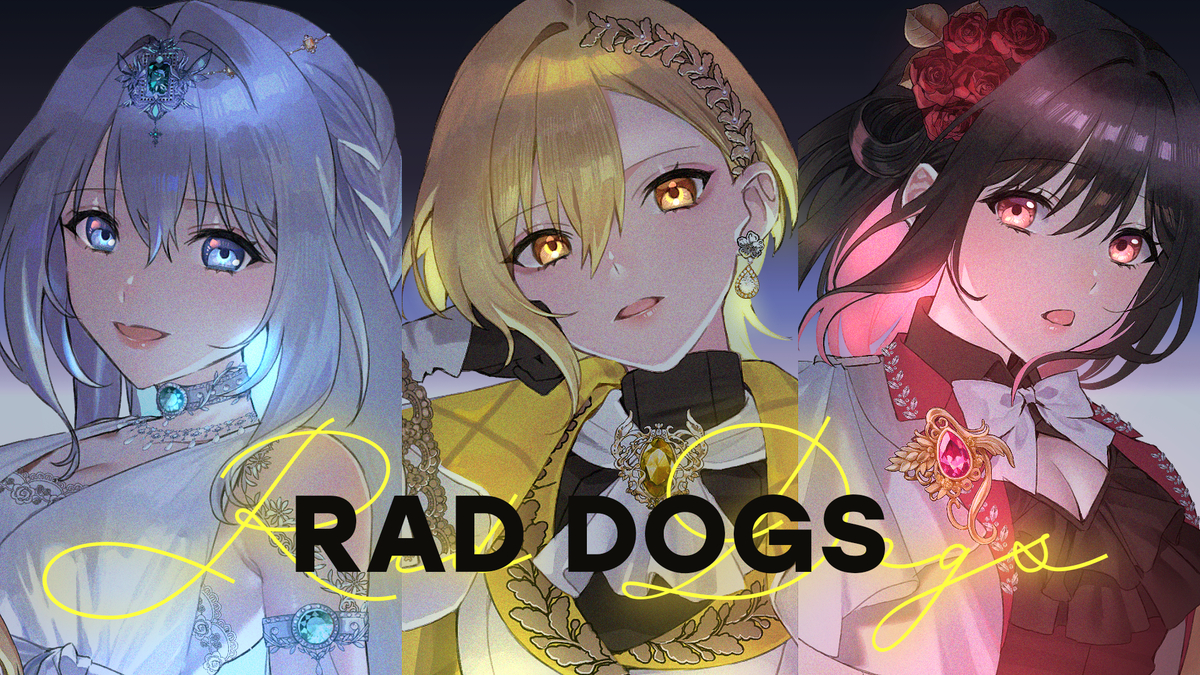 This is a pixiv picture whose title is RAD DOGS.