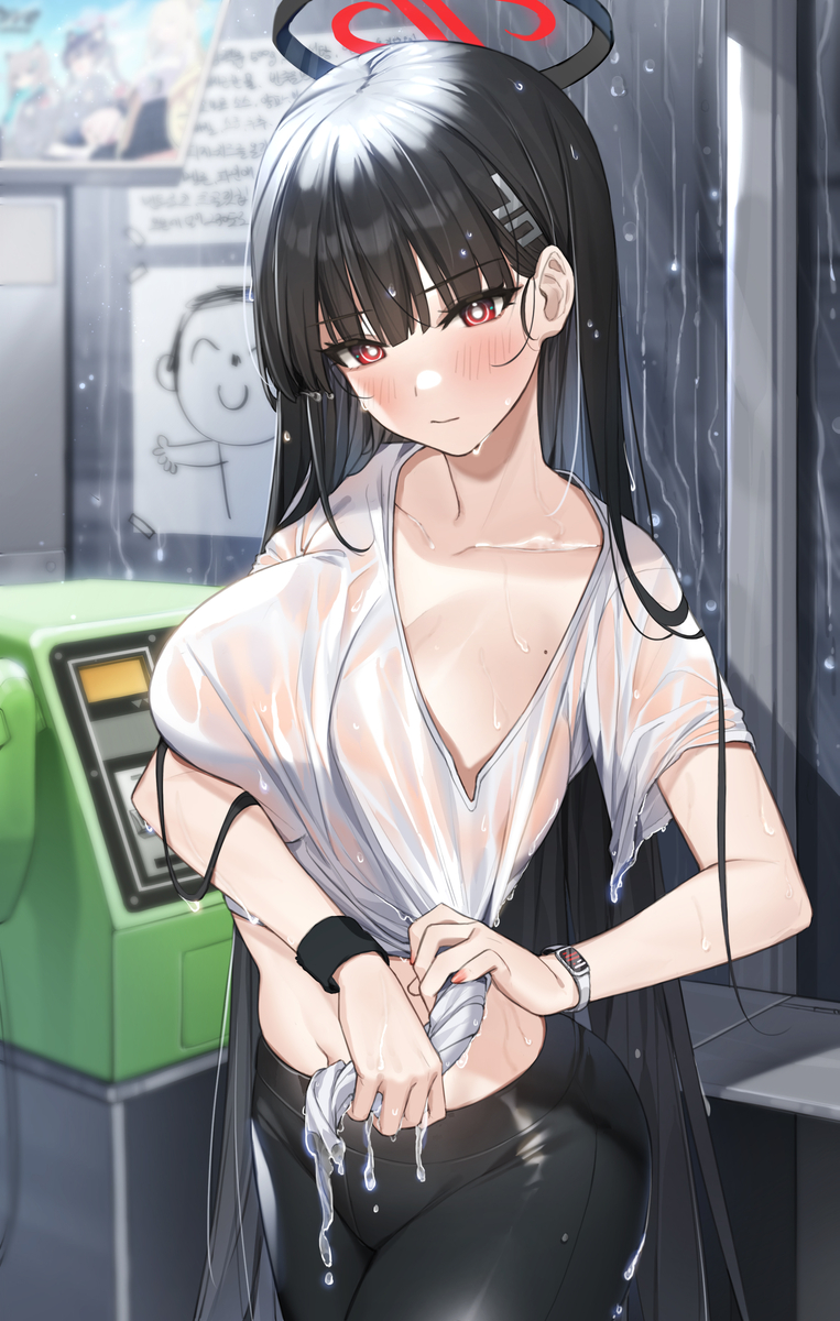 This is a pixiv picture whose title is ブルアカ - 調月リオ.