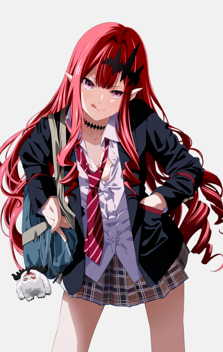 This is a pixiv picture whose title is 【学パロ】クラスメートのトリ子さん.