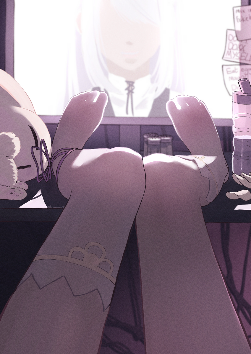 This is a pixiv picture whose title is Gaming position.