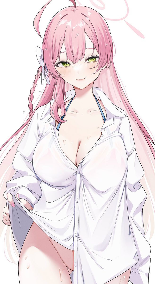 This is a pixiv picture whose title is スク水じゃ...ないのか！？.