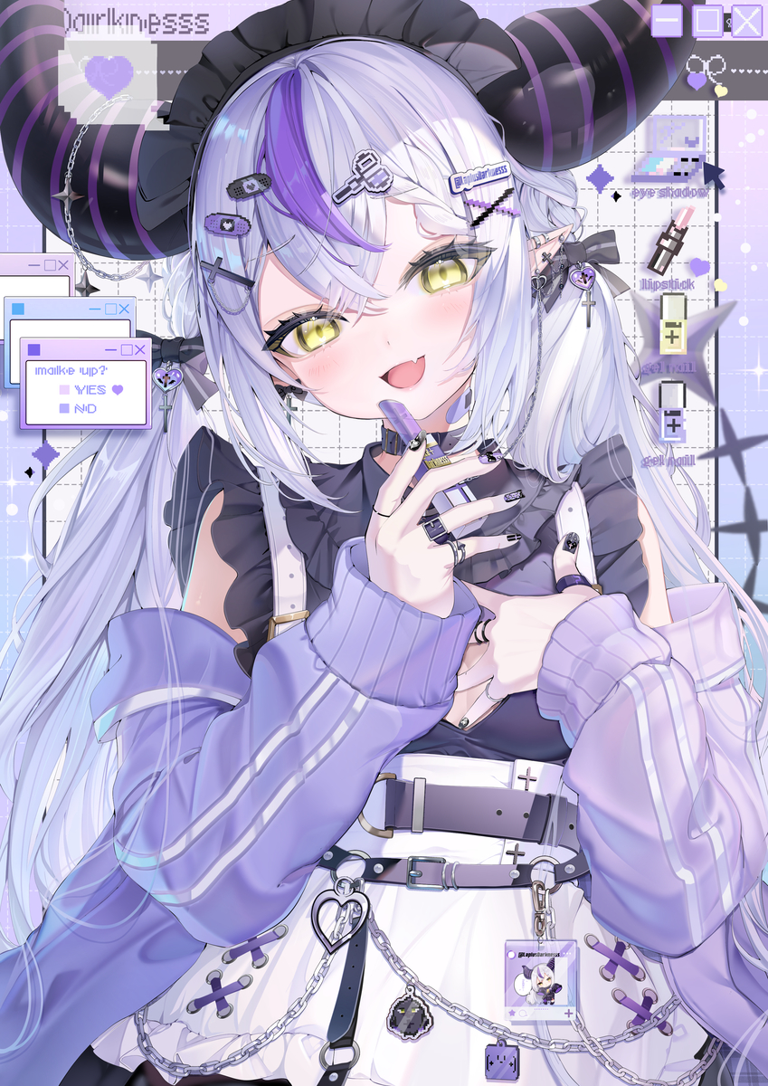 This is a pixiv picture whose title is Make up Laplace Darkness?.