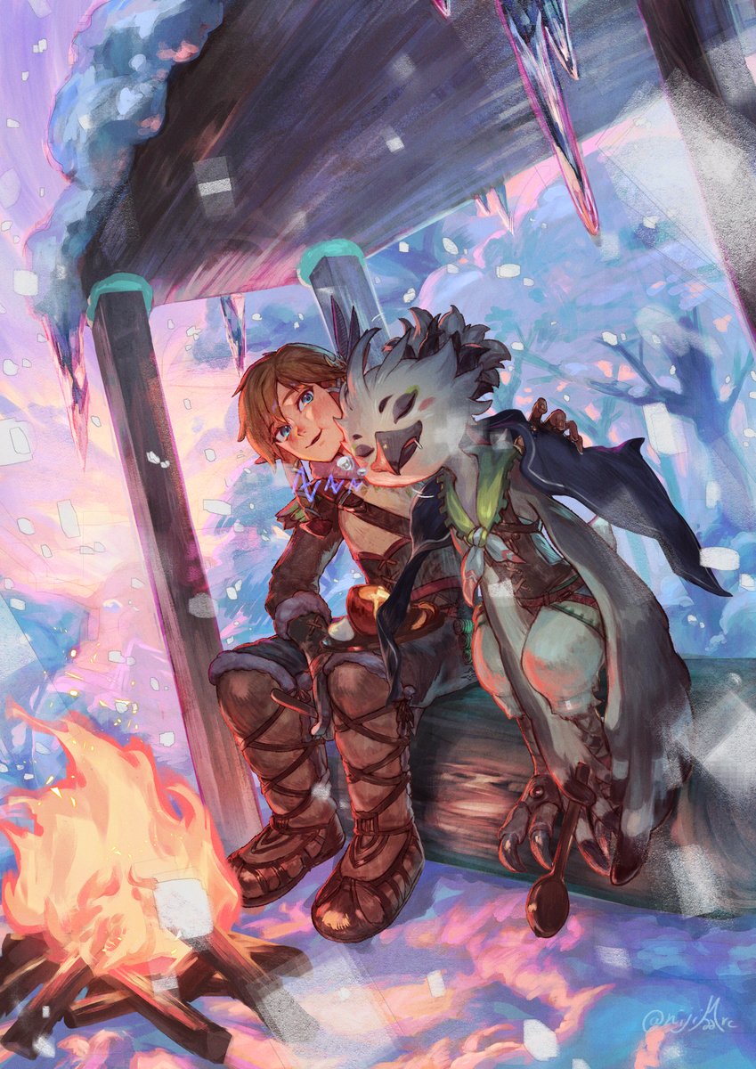 This is a pixiv picture whose title is はねやすめ.