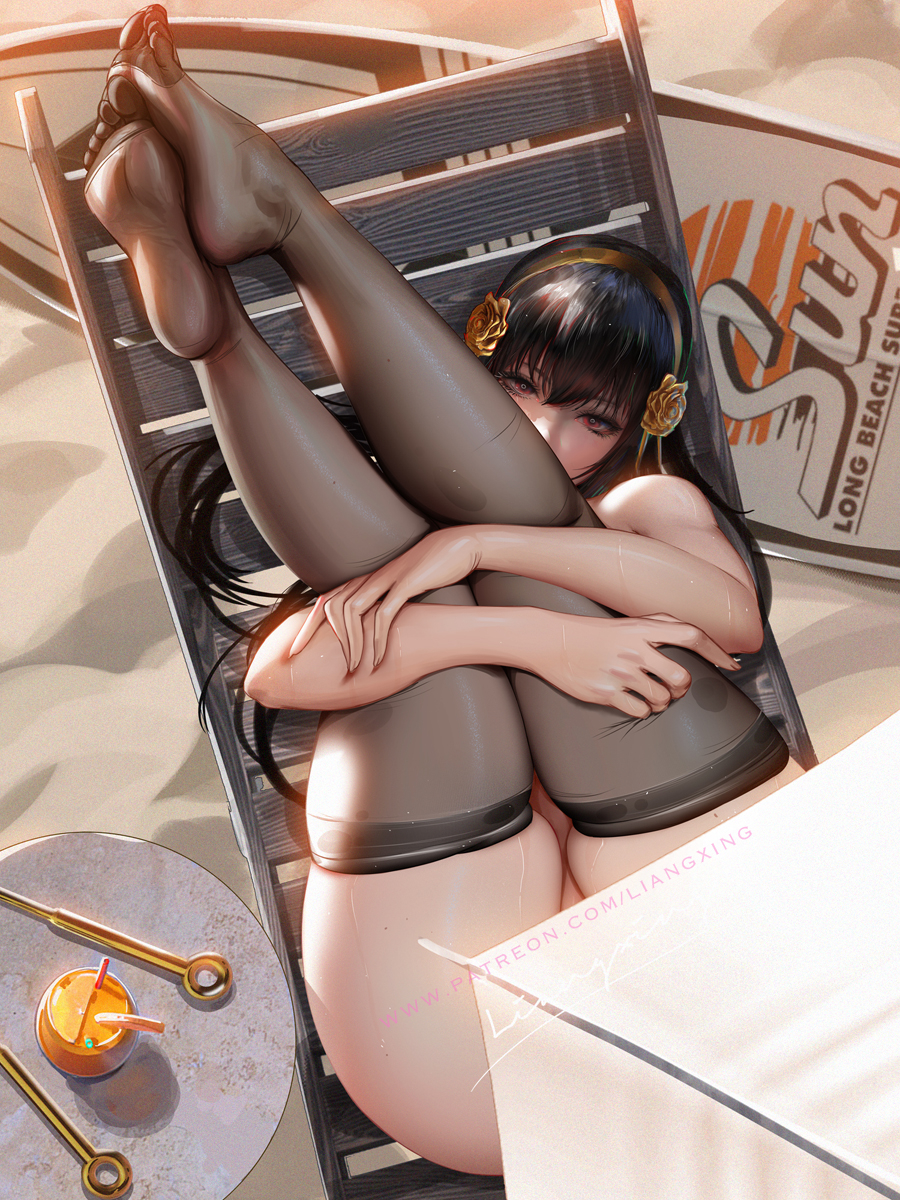 This is a pixiv picture whose title is Yor Forger swimsuit2.