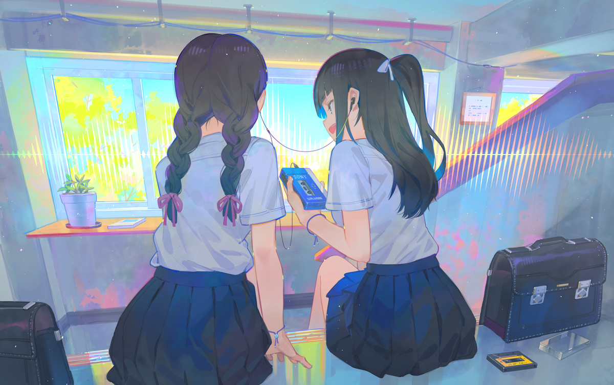 This is a pixiv picture whose title is 1983.