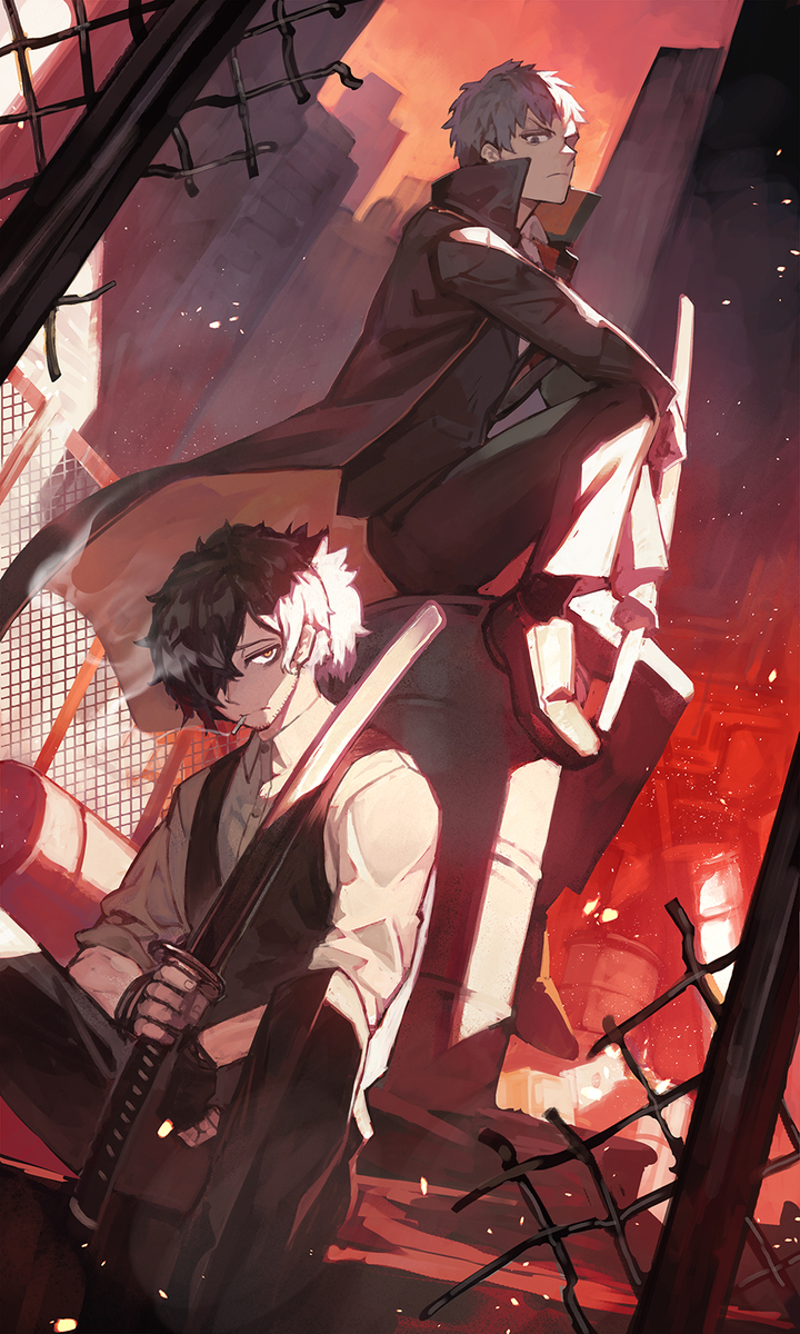 This is a pixiv picture whose title is 犬狼.