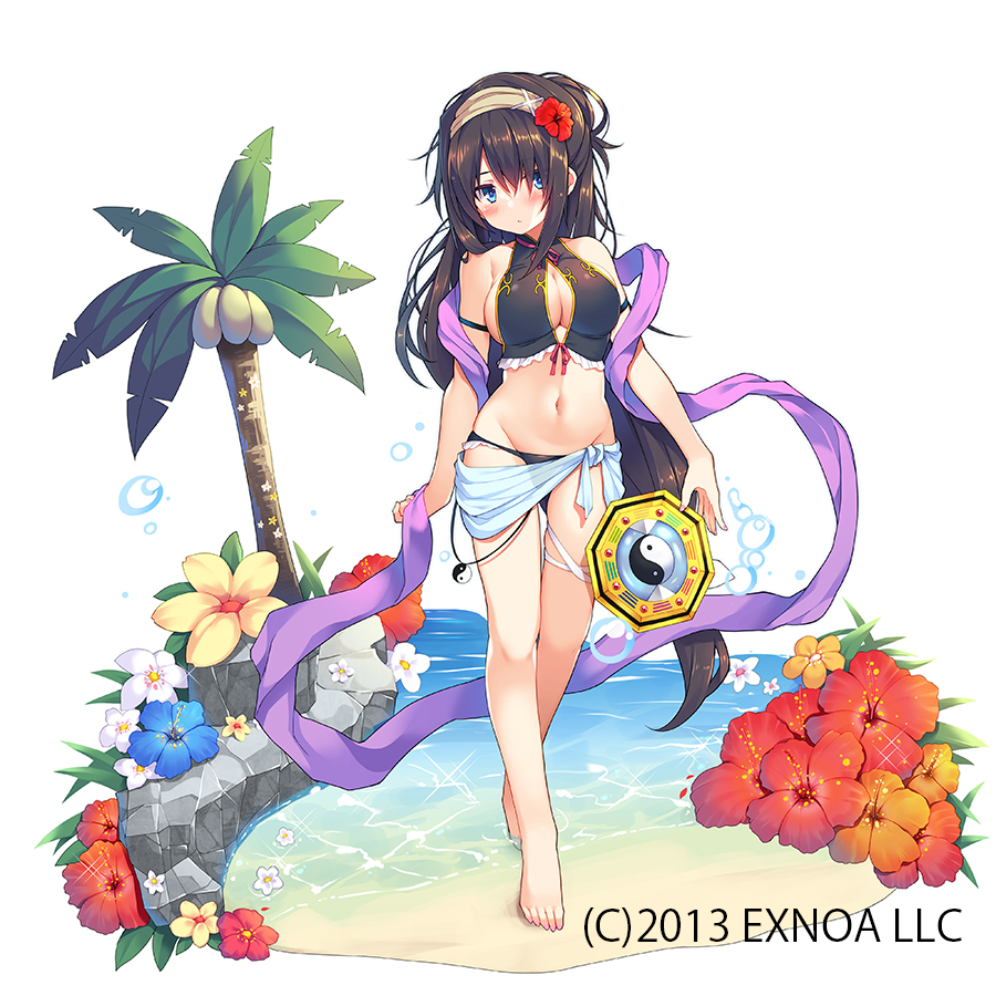 This is a pixiv picture whose title is 朱夏花の風水士リンネ.