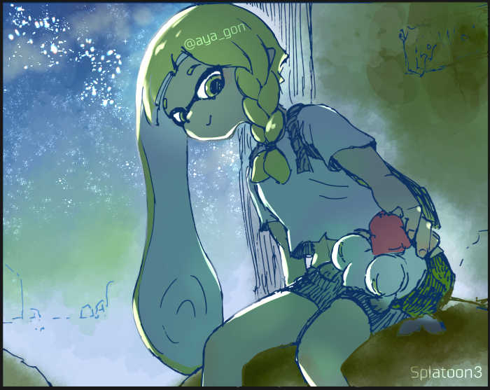 This is a pixiv picture whose title is スプラトゥーン3らくがき③.