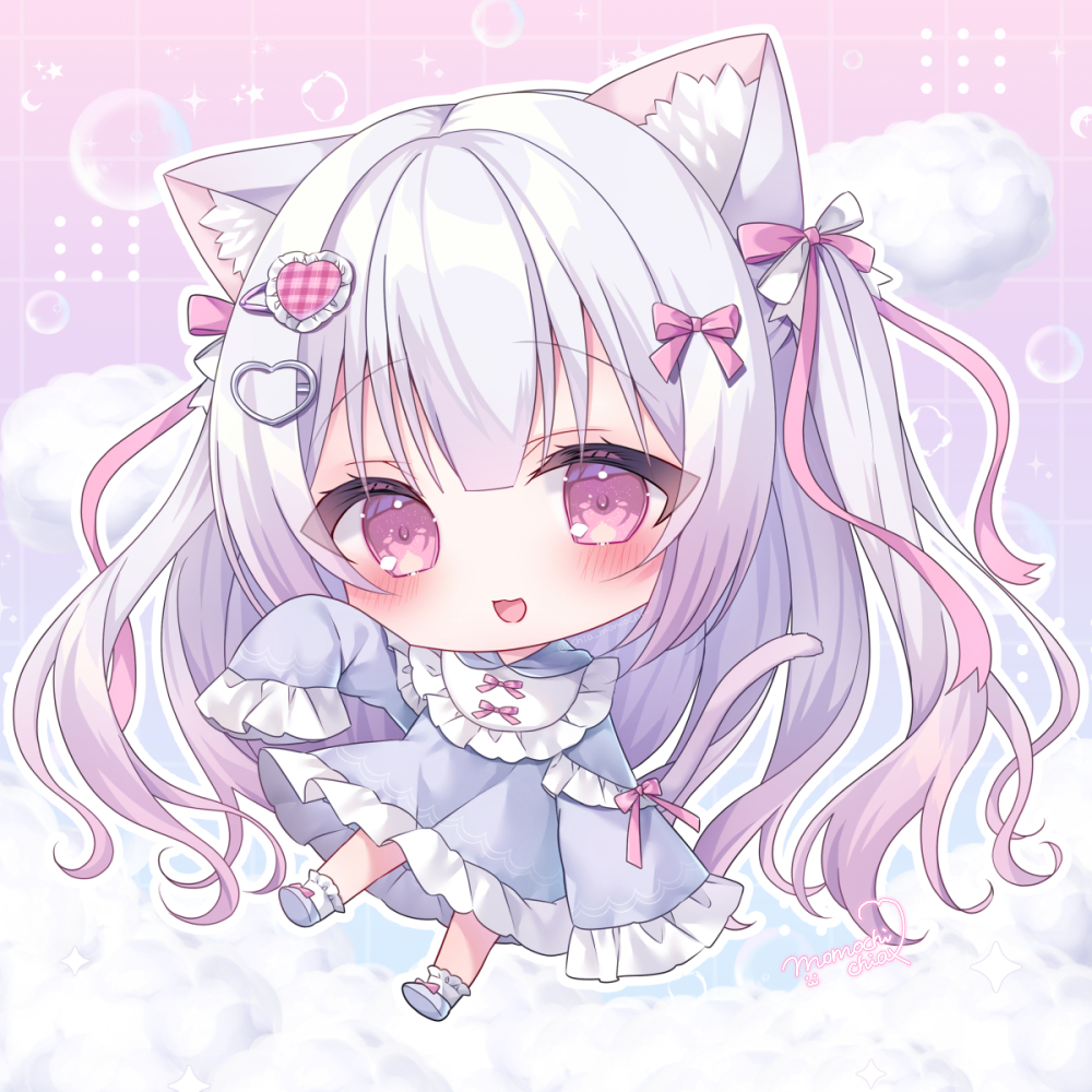 This is a pixiv picture whose title is しろもちゃん.