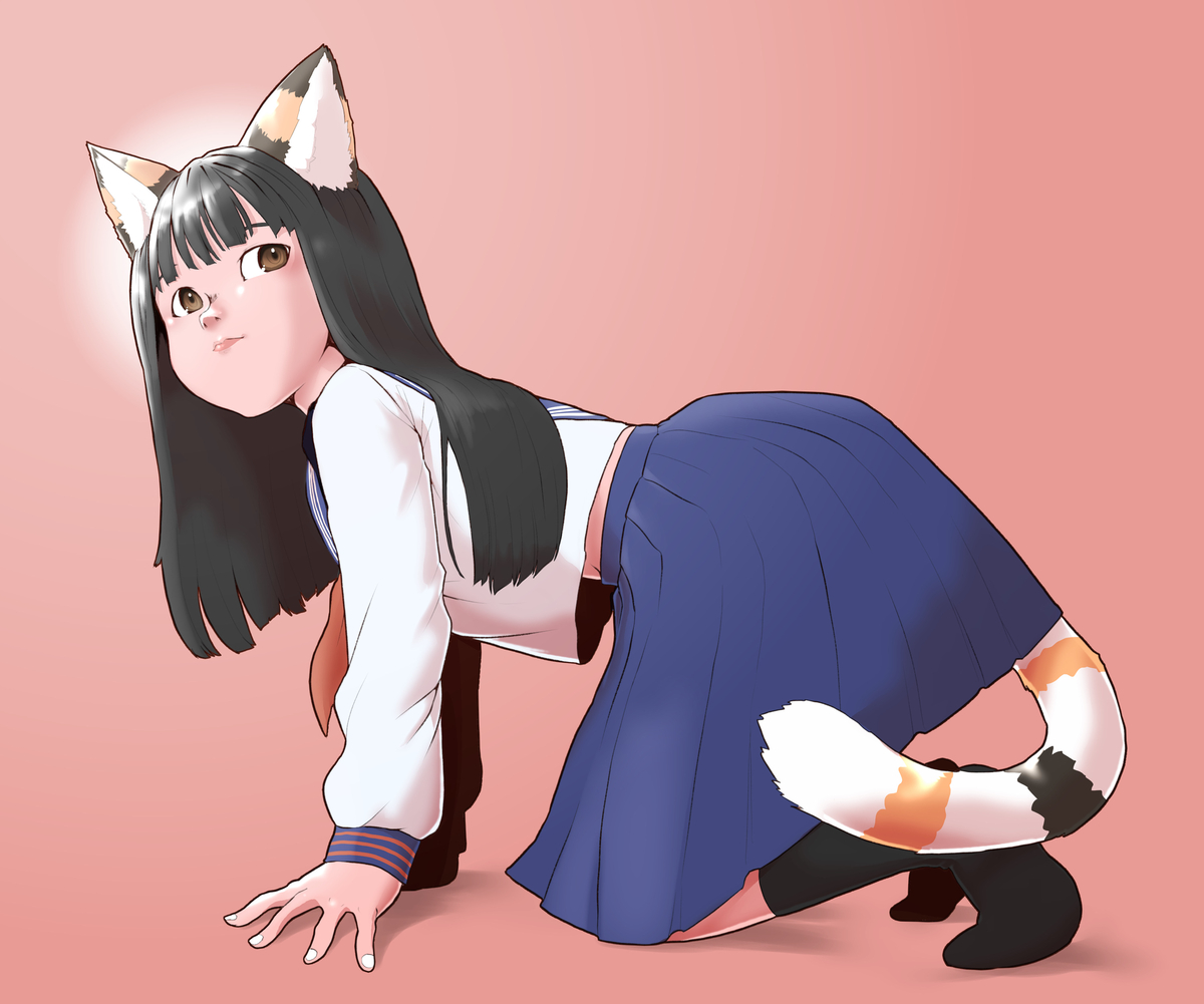 This is a pixiv picture whose title is [Tier reward] JP's sailor catgir.