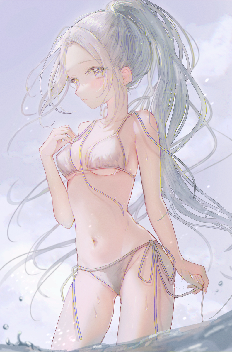 This is a pixiv picture whose title is Summer👙.