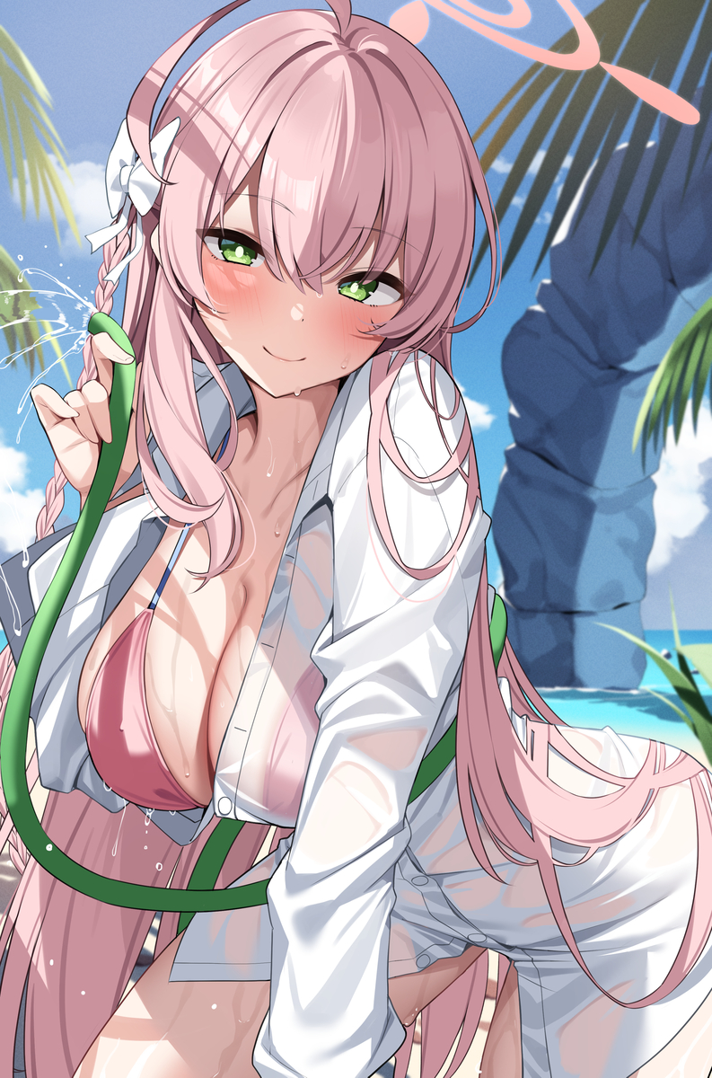 This is a pixiv picture whose title is 水着ハナコ.