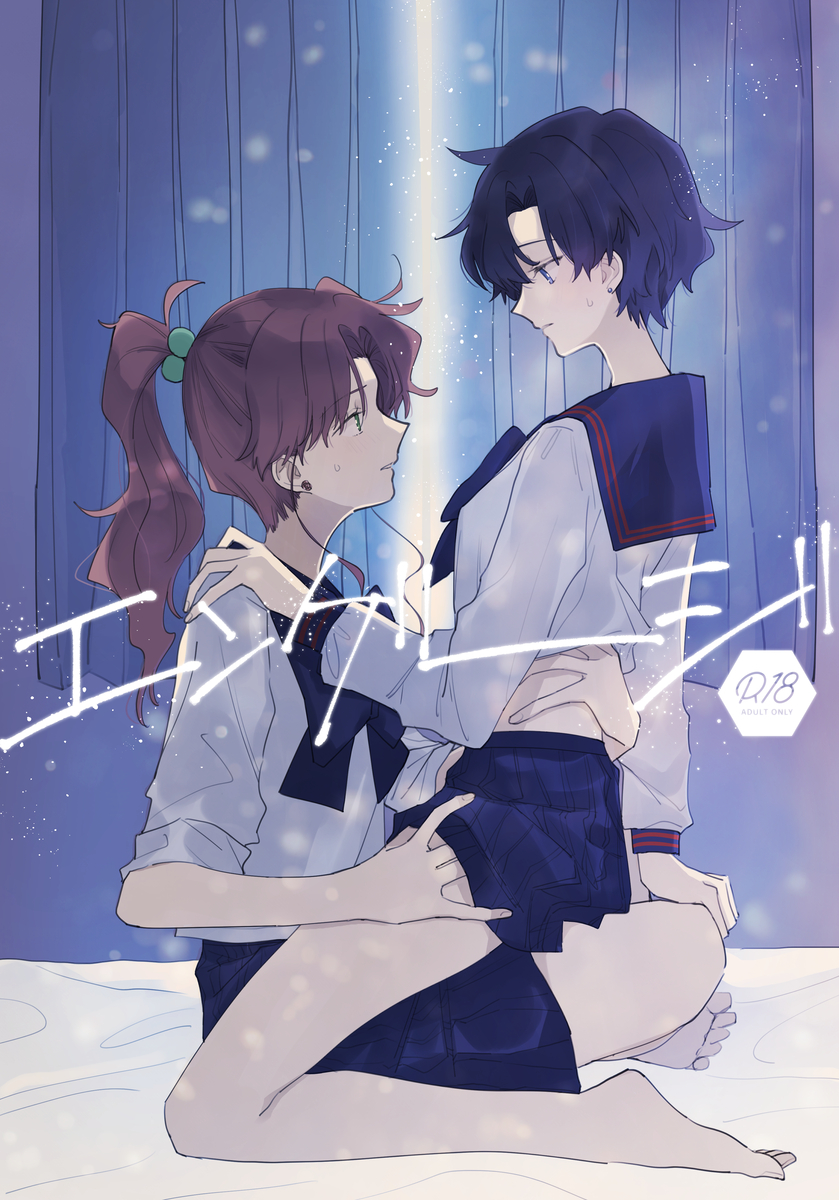 This is a pixiv picture whose title is 夏コミ表紙.