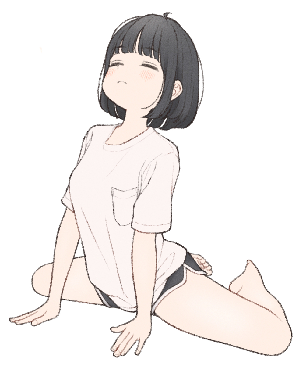 This is a pixiv picture whose title is (*´ー｀*).