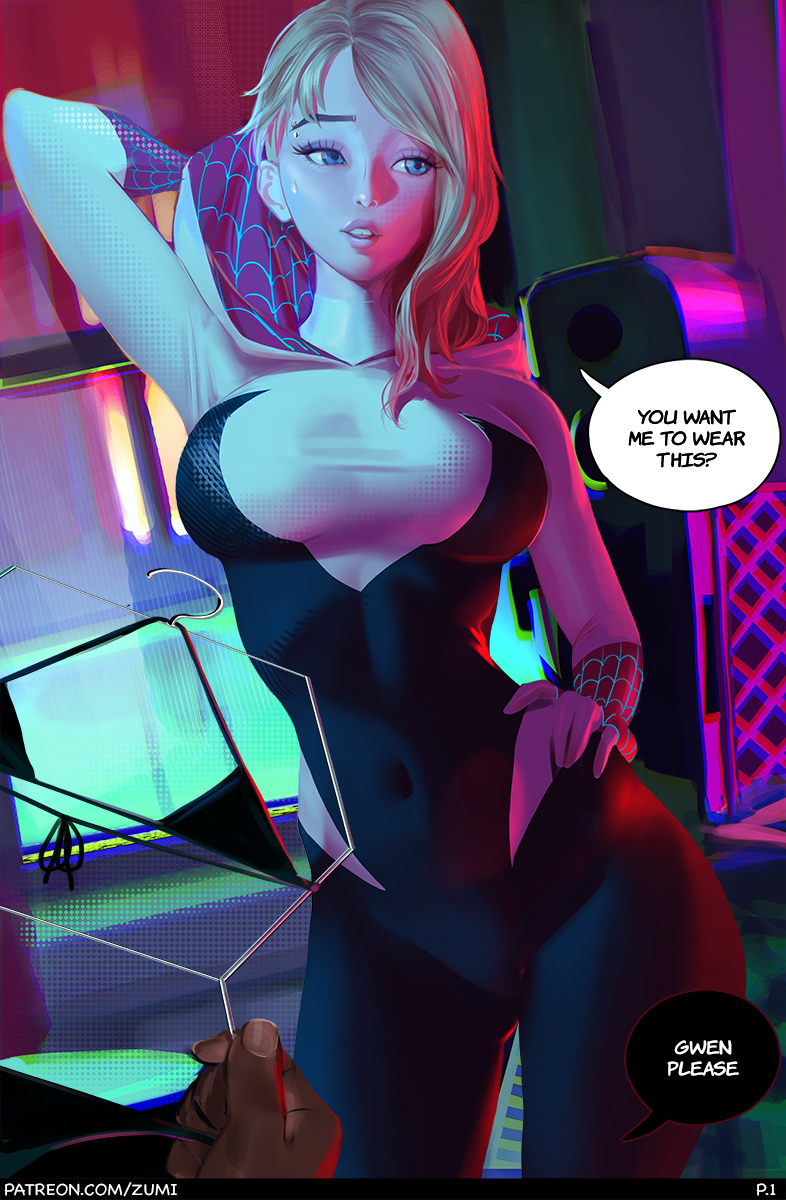 This is a pixiv picture whose title is Gwen Stacy p1.