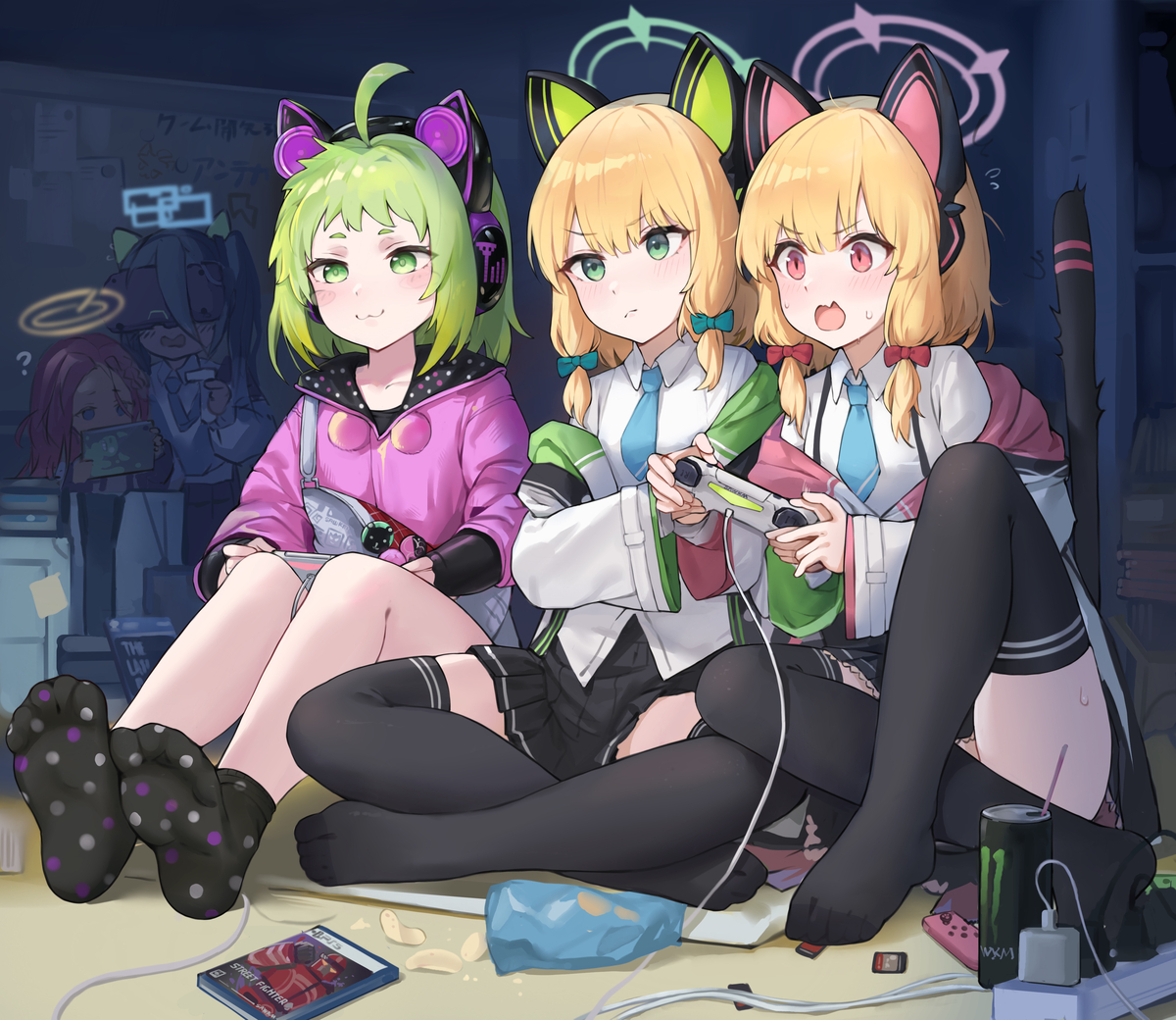 This is a pixiv picture whose title is game.