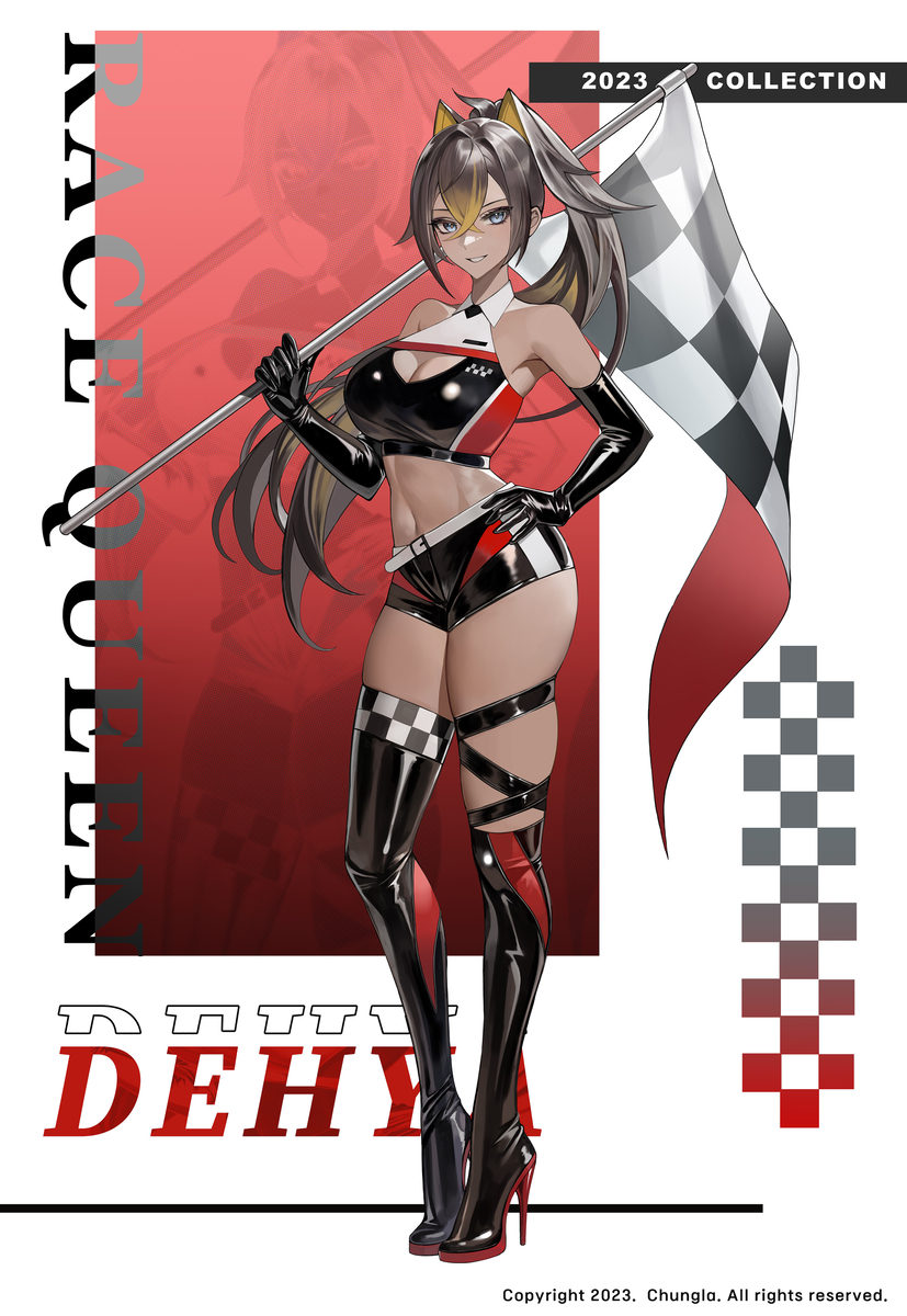 This is a pixiv picture whose title is レースクイーン ディシア.