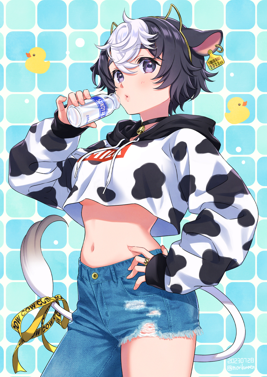 This is a pixiv picture whose title is COW.