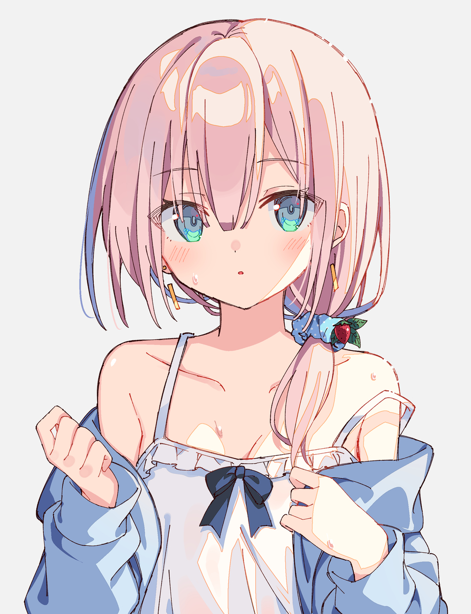 This is a pixiv picture whose title is 暑い.