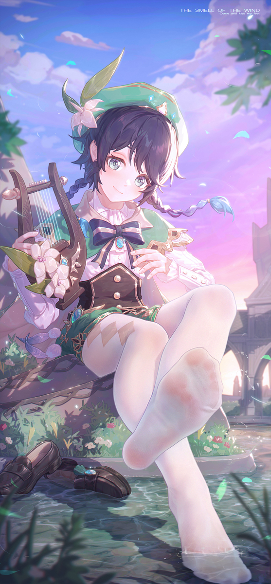 This is a pixiv picture whose title is 风的味道.