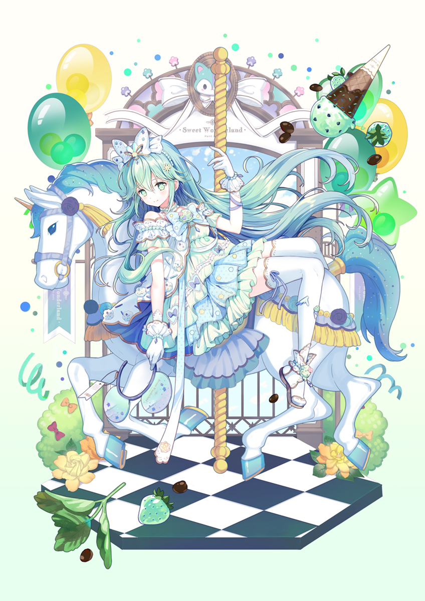 This is a pixiv picture whose title is Sweet Wonderland - merry-go-roun.