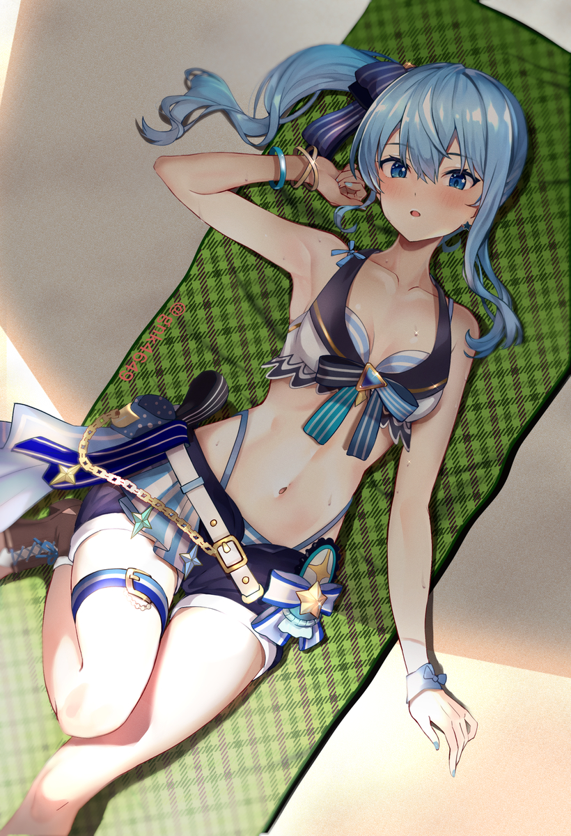 This is a pixiv picture whose title is ホロサマ　すいちゃん.