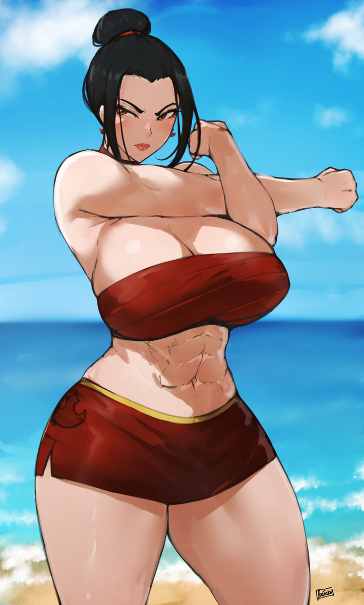 This is a pixiv picture whose title is Azula.