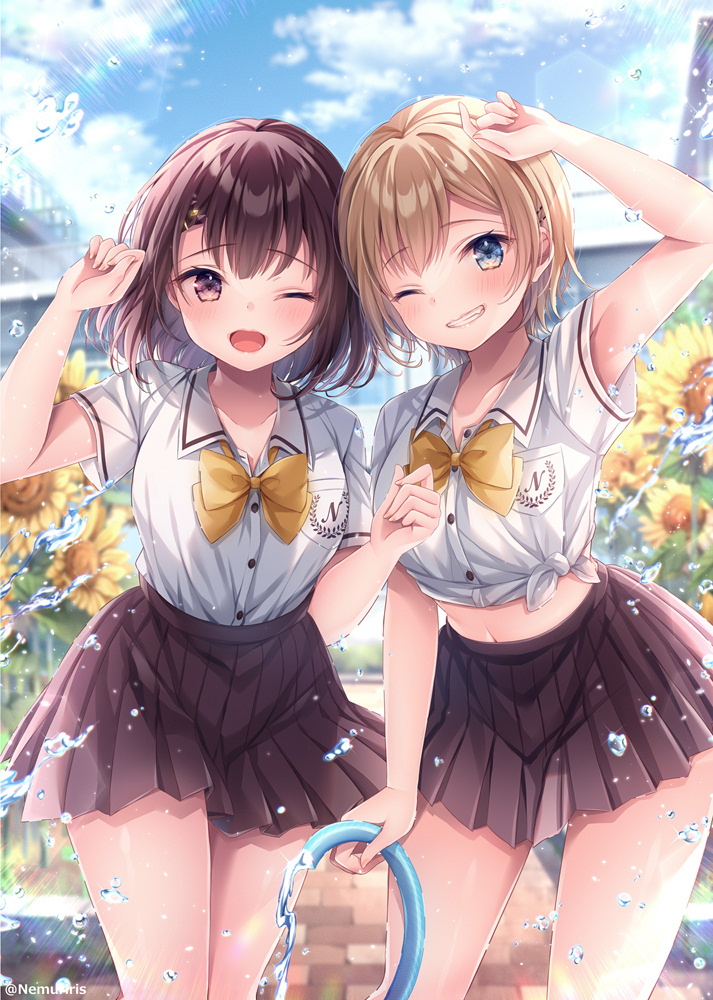 This is a pixiv picture whose title is 君とSummer Time!!.