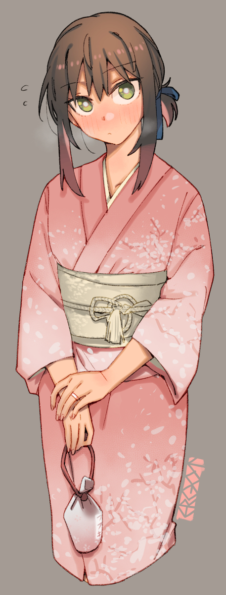 This is a pixiv picture whose title is 桜吹雪.
