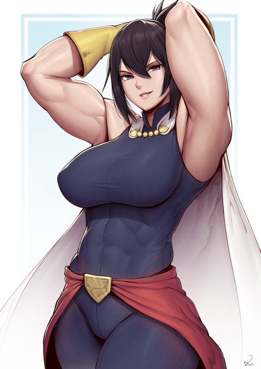 This is a pixiv picture whose title is Buff Nana Shimura- BNHA.