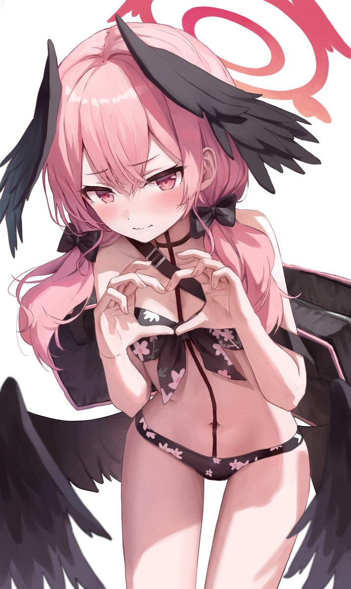 This is a pixiv picture whose title is 水着コハル.