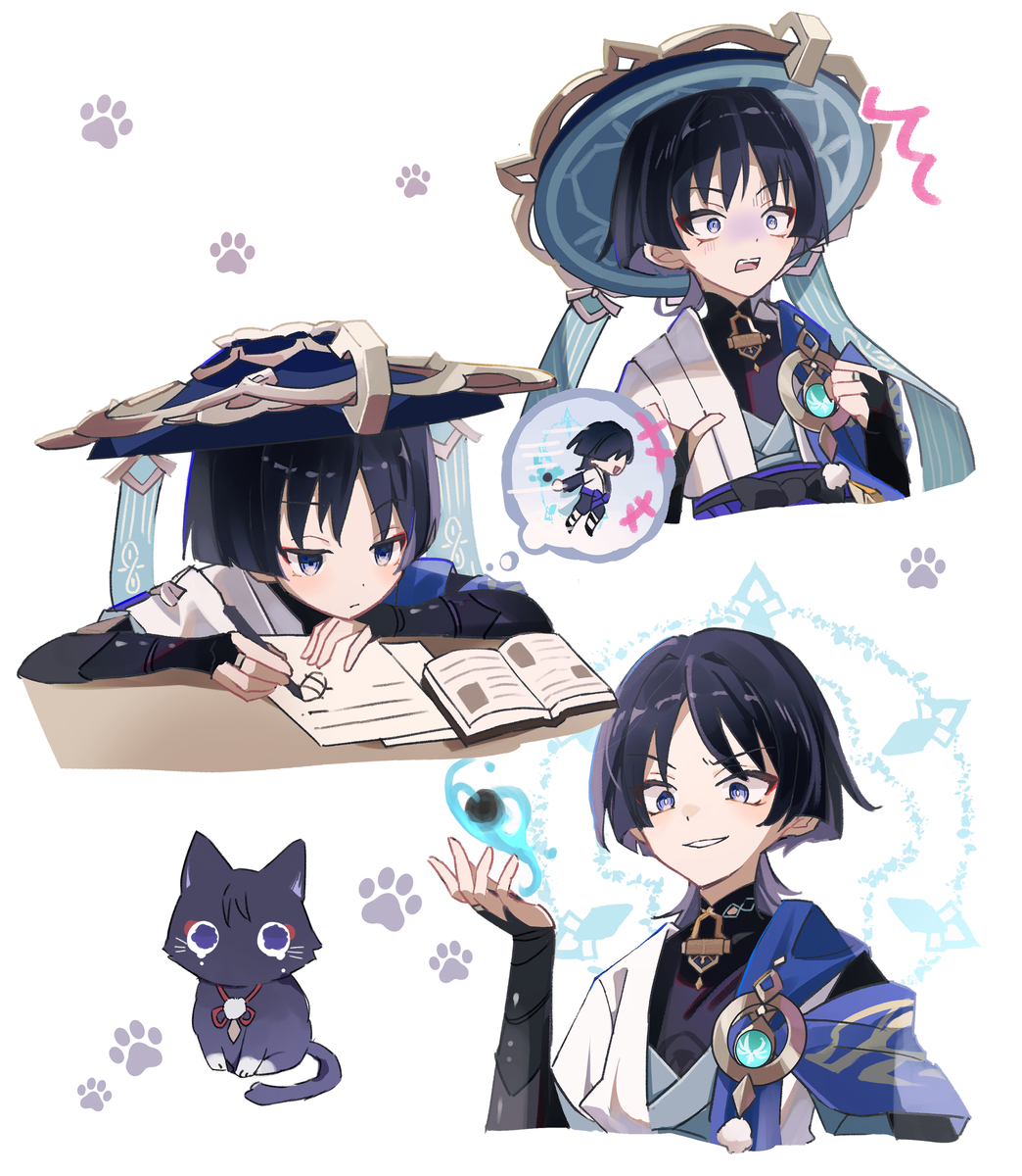 This is a pixiv picture whose title is ミニキャラとかスタンプ絵とか.