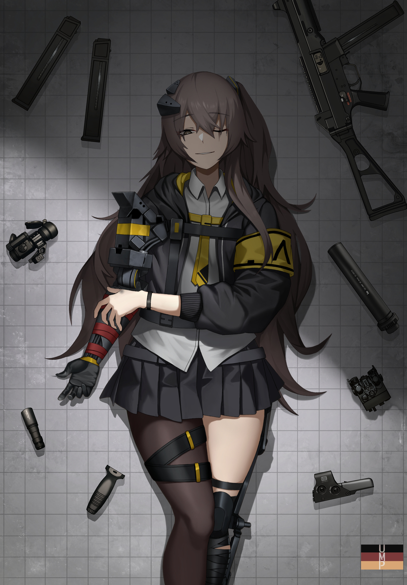 This is a pixiv picture whose title is UMP45 CM.