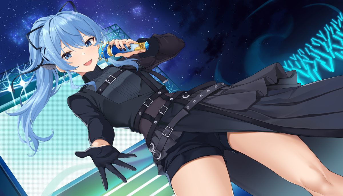 This is a pixiv picture whose title is 星街すいせい.