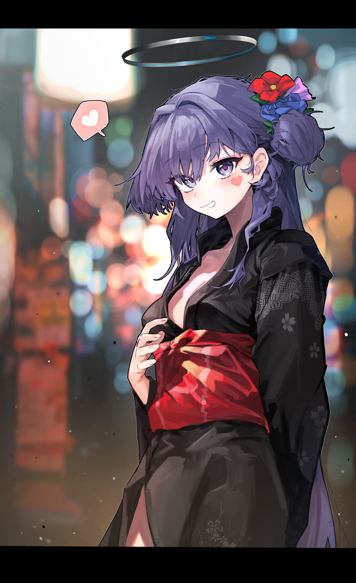 This is a pixiv picture whose title is yuuka.