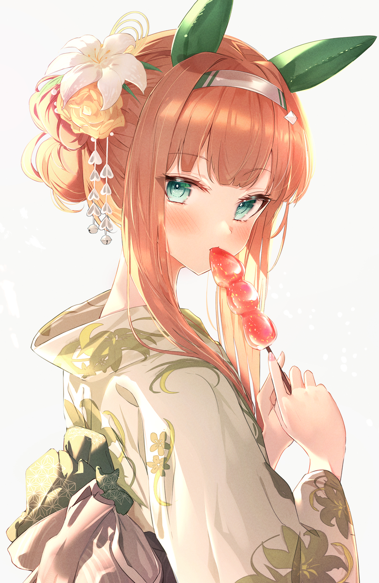 This is a pixiv picture whose title is 浴衣スズカさん.