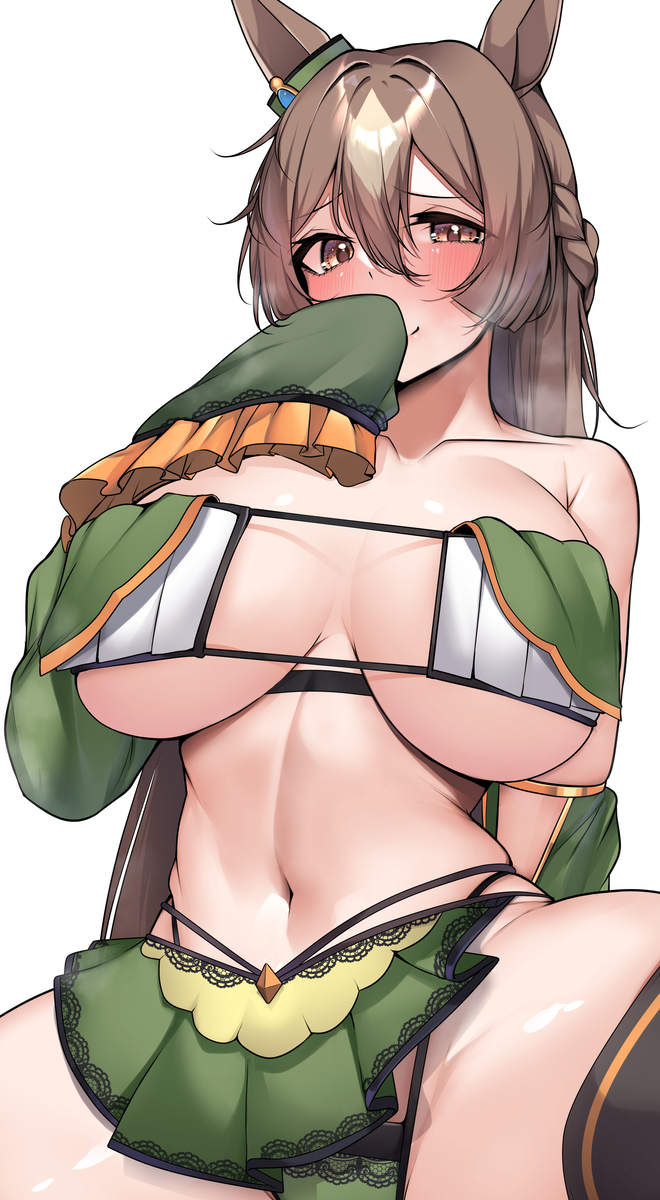 This is a pixiv picture whose title is 水着サトノダイヤモンド.