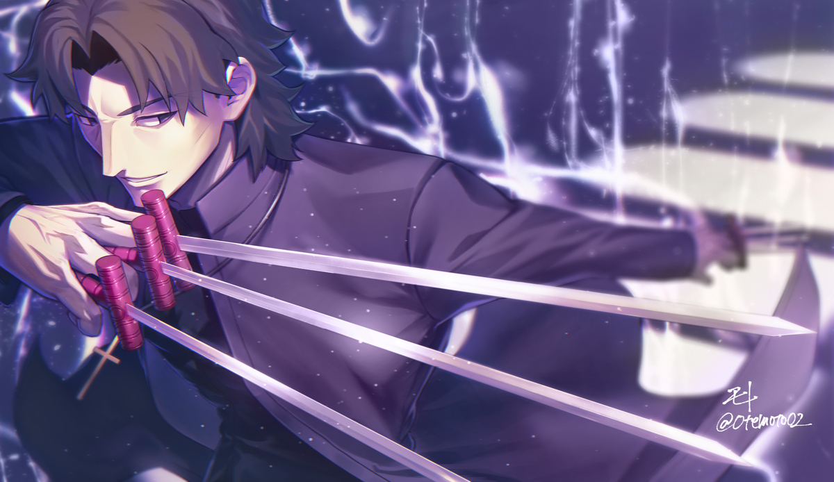 This is a pixiv picture whose title is 言峰綺礼.
