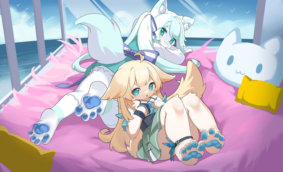 This is a pixiv picture whose title is 委托绘.