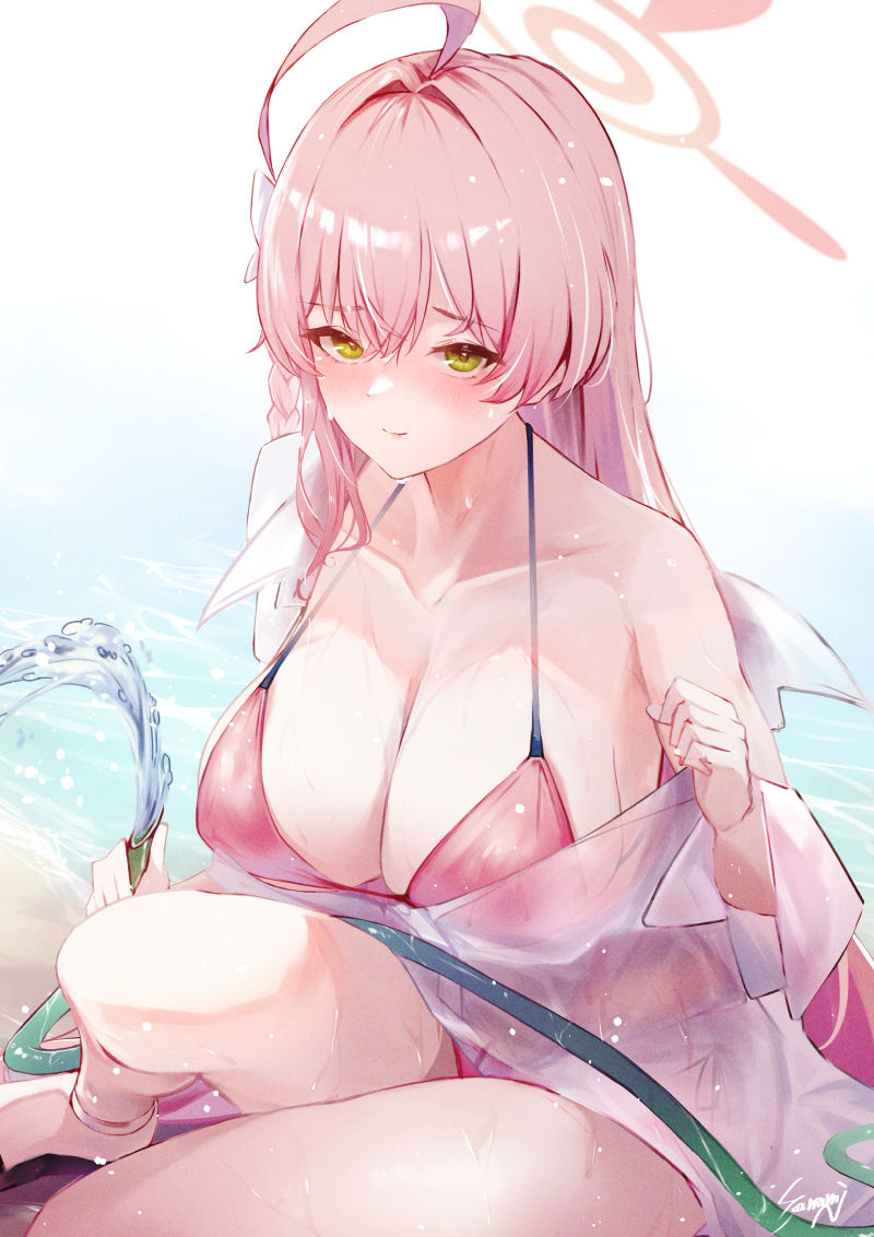 This is a pixiv picture whose title is 水着ハナコさん.