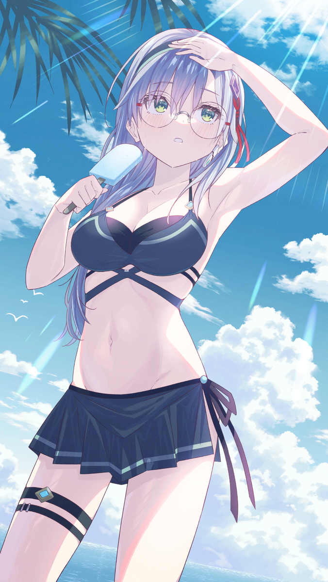 This is a pixiv picture whose title is 水着ユッキー.