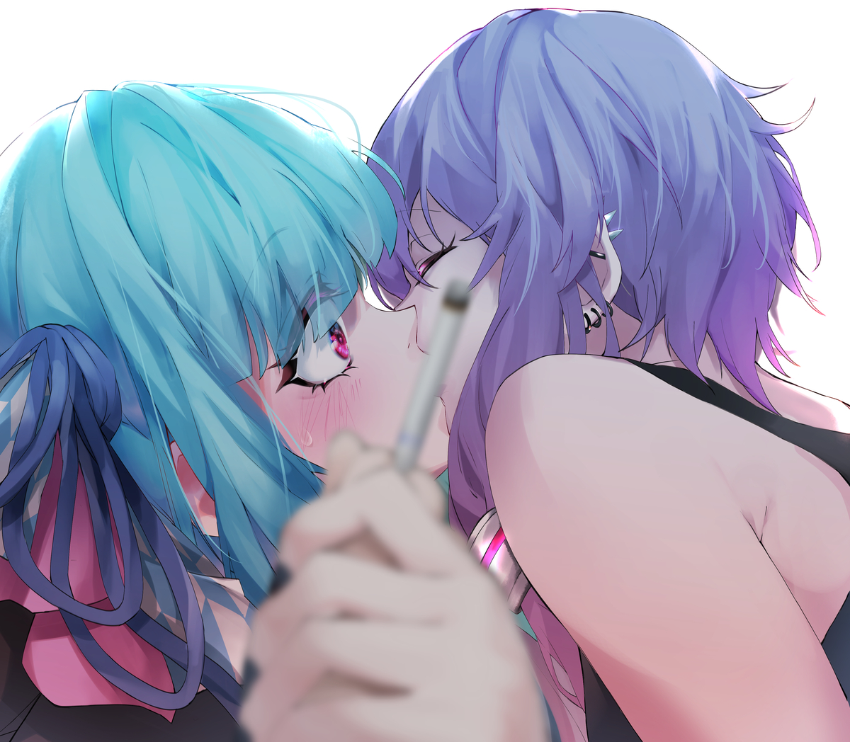 This is a pixiv picture whose title is ！、、。。。！？.