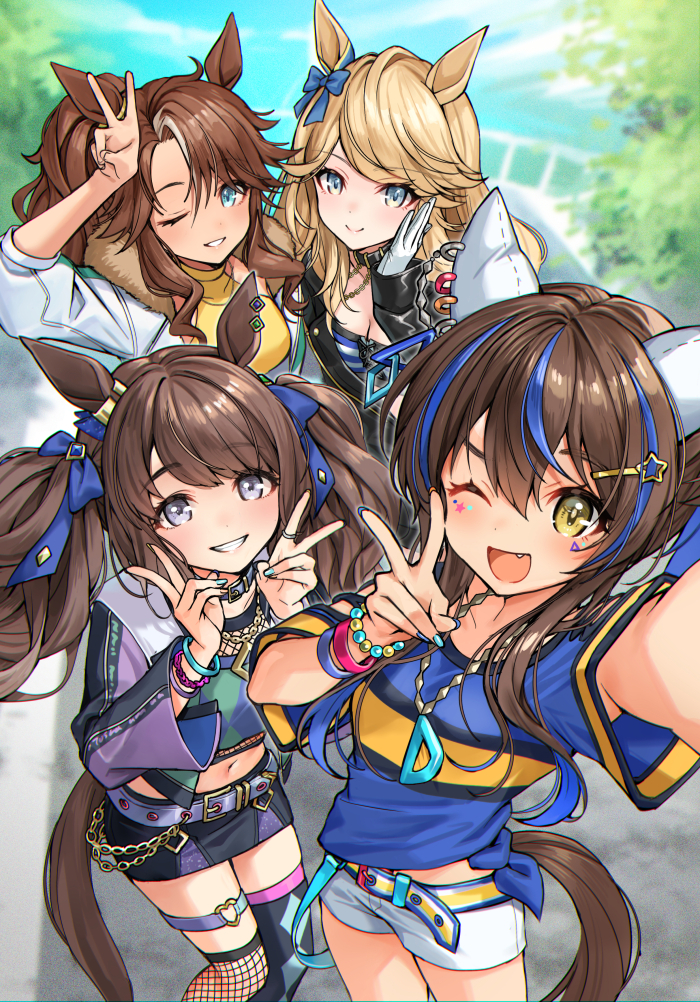 This is a pixiv picture whose title is ギャルウマしか勝たん！.