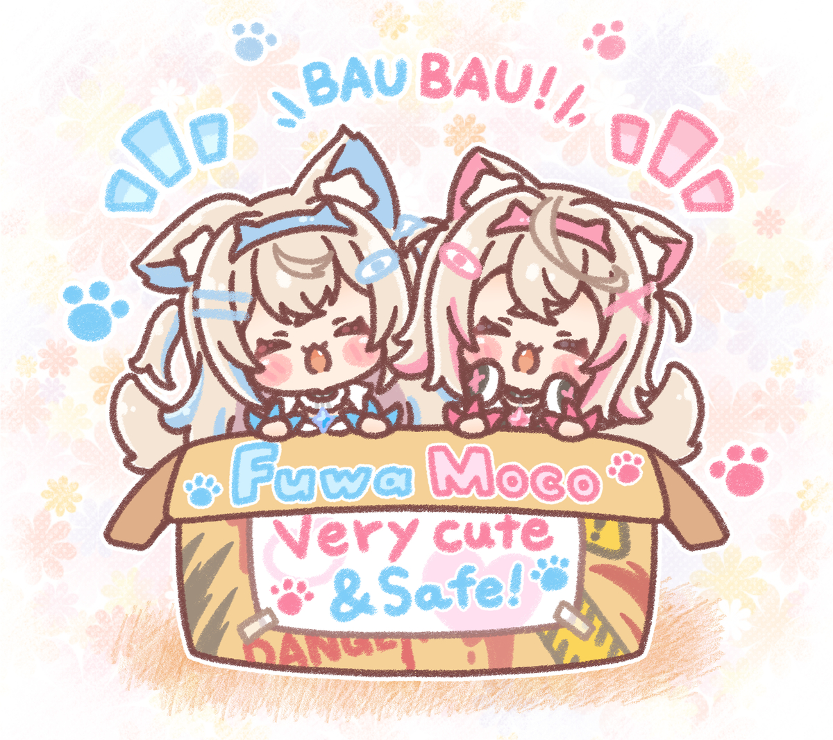 This is a pixiv picture whose title is Very cute ＆ safe！🐾.