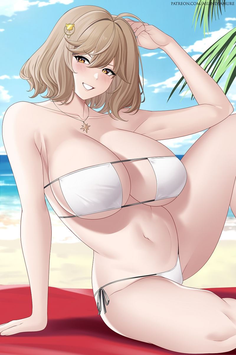 This is a pixiv picture whose title is Anis Summer (NIKKE).