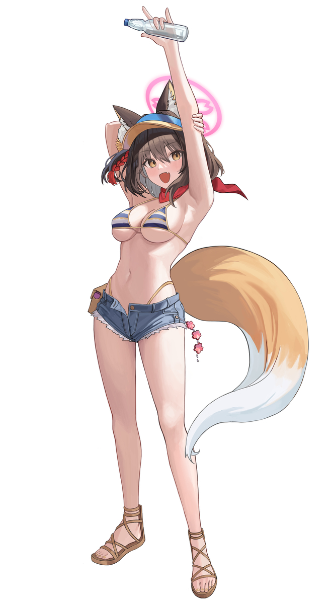 This is a pixiv picture whose title is Izuna 🦊🦊.