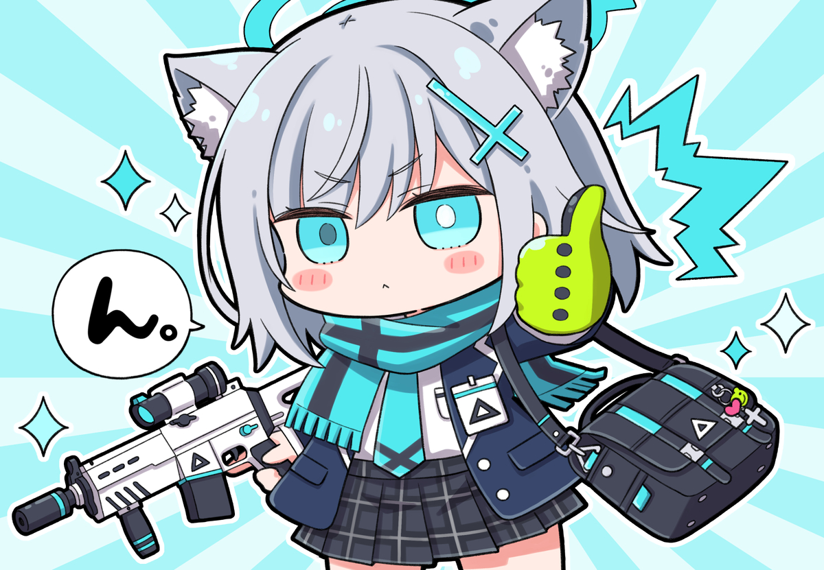 This is a pixiv picture whose title is シロコ.