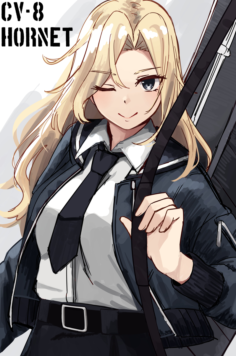 This is a pixiv picture whose title is CV-8 HORNET.