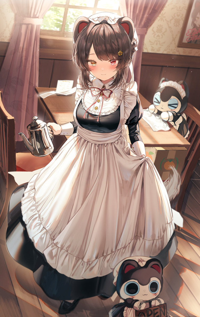This is a pixiv picture whose title is 開店準備中.